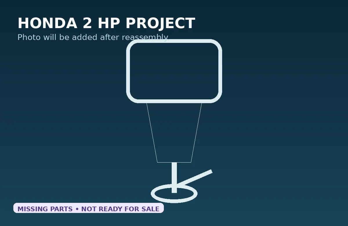 Honda 2 HP project motor placeholder